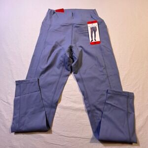 Danskin Womens Lightweight Tight Leggings Purple M Inseam 25 In SKU 1849849